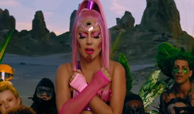 Lady Gaga en el vídeo de "Stupid Love", el primer sencillo del nuevo disco "Chromatica".