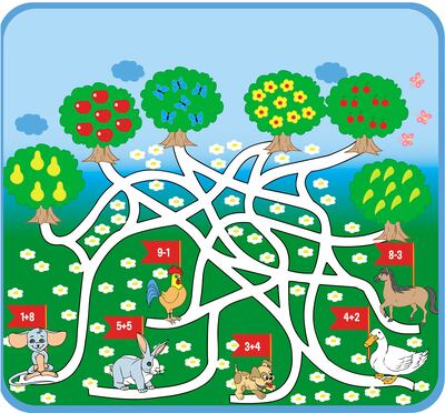 ¡A sumar, restar y pintar!