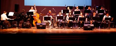 Músicos paraguayos que conformaron la big band Asunción Jazz All Star, durante una actuación en 2018. El video puede verse en YouTube, pero el festival no tendrá otra edición este año.