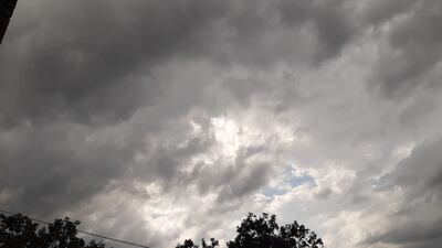 Cielo nublado sobre Asunción.