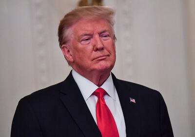 Donald Trump, presidente de los Estados Unidos.