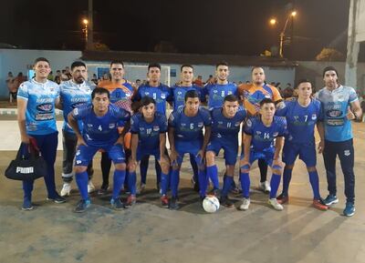 Selección de San Antonio, que anoche recibió a Ñemby.