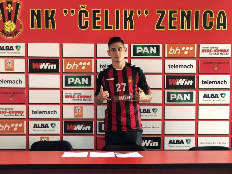 Fabián León fue presentado en el NK Čelik Zenica de Bosnia.