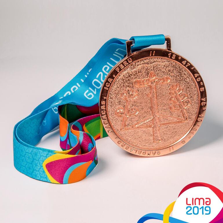 Las medallas para los Juegos Panamericanos Lima 2019.
