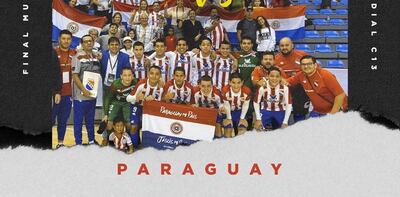 El equipo paraguayo de fútbol de salón categoría 13 (C13) conquistó el campeonato mundial de este deporte, que se realizó en España.