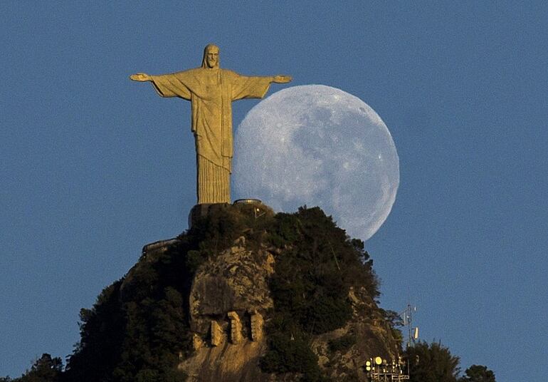 El Cristo Redentor en Río de Janeiro, Brasil.