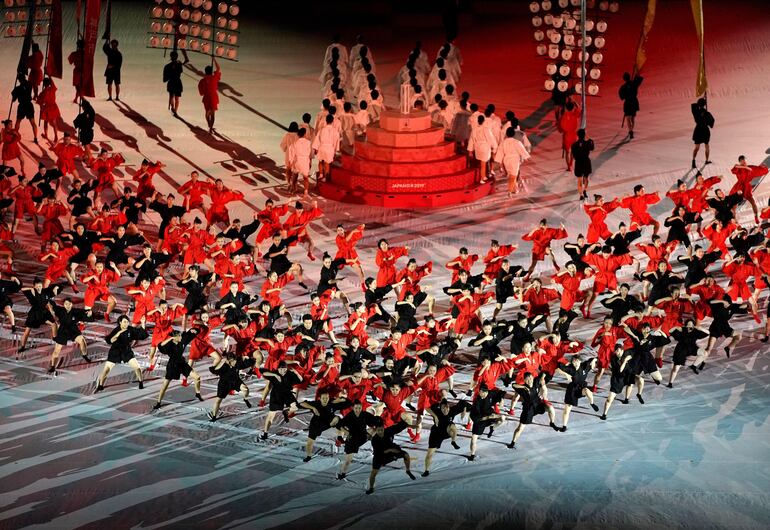 La inauguración del Mundial estuvo llena de luces y colorido.