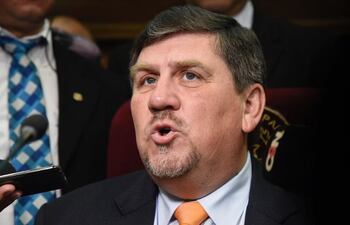 Blas Llano, presidente del Congreso Nacional.