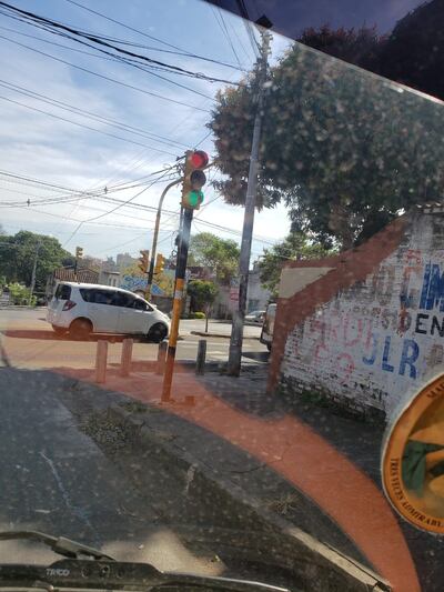 semáforo averiado