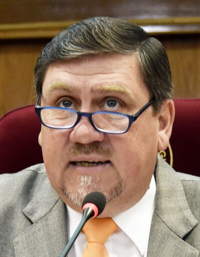 Blas Llano (PLRA), presidente de la Cámara de Senadores, negó que haya habido una conspiración.