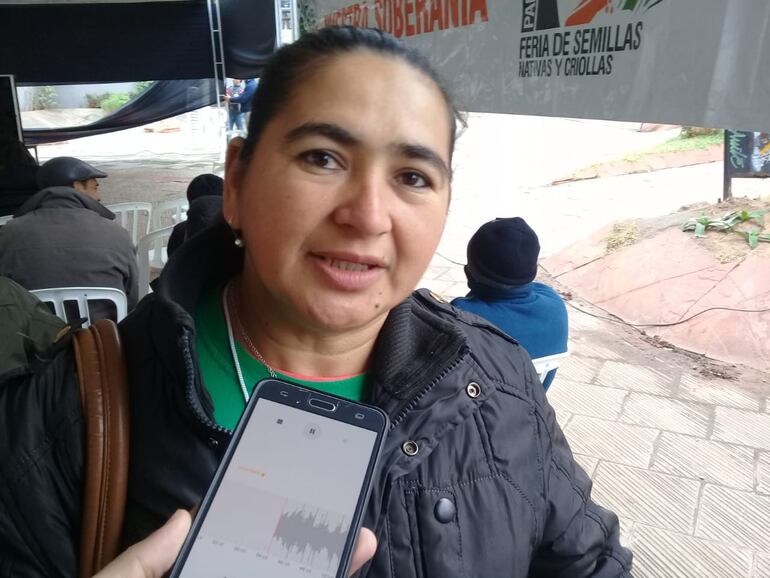 Teodolina Villalba, secretaria de la FNC.