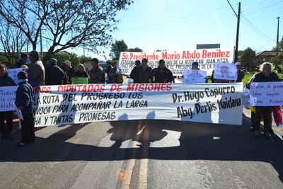 El cierre es en  la ruta  I "Mariscal López", en el kilómetro 194.