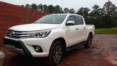 El vehículo fue abandonado en el barrio Jardín de Pedro Juan Caballero