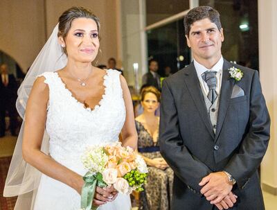 El civil se realizó en el Salón Socios Veteranos de la Guerra del Chaco, del Club Centenario.