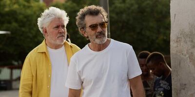 Pedro Almodóvar y Antonio Banderas.