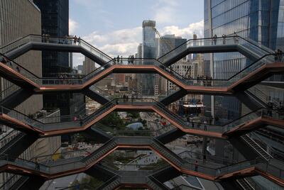 El nuevo barrio de Manhattan está construido sobre una plataforma gigante.