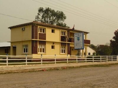 Fachada de la Municipalidad de Bahía Negra.