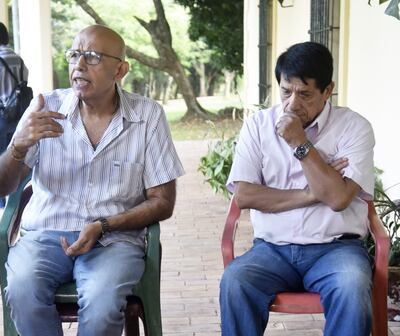 A la izquierda, el edil Elvio Segovia (PDP) y a la derecha Atilio Viera, director del Museo de Historia Natural del JBZA.