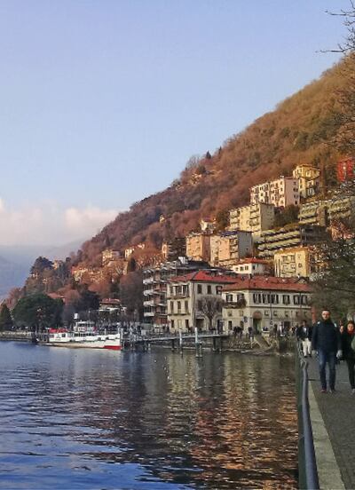 Di Como, un lago 
de película
