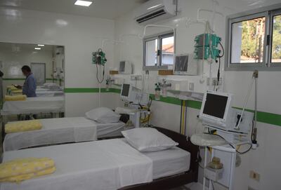 Las camas UTI fueron construidas por metalúrgicos de Fram, quienes tomaron un modelo de diseño y lo mejoraron.