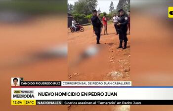 Sicarios asesinan al "Temerario" en Pedro Juan