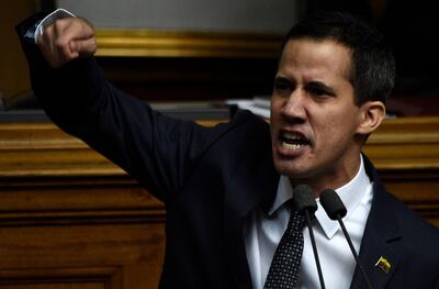 Juan Guaidó, presidente de la Asamblea Nacional de Venezuela.