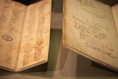 Documentos de Angela, la primera mujer esclava cuya llegada fue registrada en Virginia, Estados Unidos.