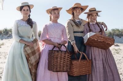 Las actrices Emma Watson, Florence Pugh, Saoirse Ronan y Eliza Scanlen.