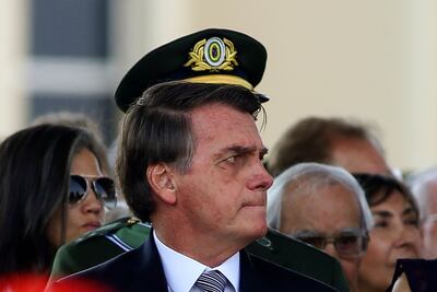 El presidente de Brasil, Jair Bolsonaro. Mitad de brasileños desaprueban su desempeño.Pero reconocen su buena gestión en temas anticorrupción y seguridad.