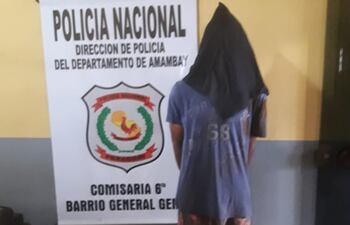 El hombre fue detenido en la vía pública de Pedro Juan Caballero.