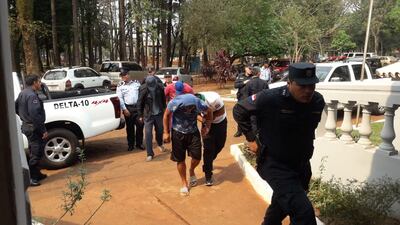 Los detenidos están en la Dirección de Policía de Ciudad del Este