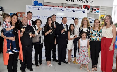 La familia Caje Fretes celebró el aniversario número 56 de Casa Paraná con la habilitación de la cuarta sucursal de la tienda, esta vez en Fernando de la Mora, Zona Norte.