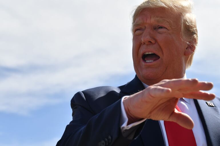 Donald Trump, presidente de los Estados Unidos.