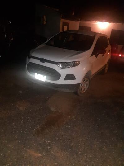 Vehículo que el fallecido dejó abandonado a casi 10 km de su lugar de deceso, con las llaves puestas.