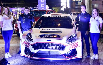 Augusto Bestard presentó el nuevo Ford Fiesta MK2 R5, con el cual correrá la última fecha del Campeonato Nacional de Rally, la séptima en Santaní.