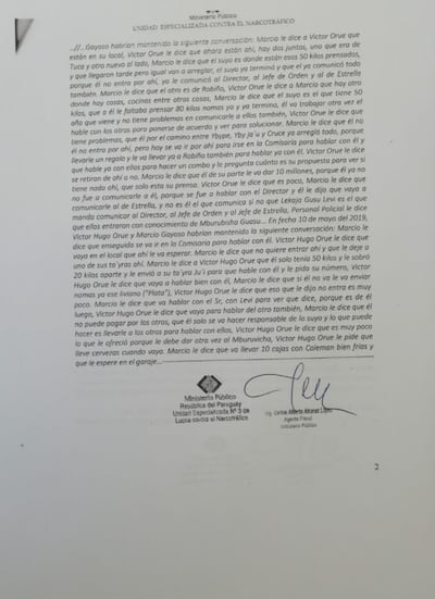 Pedido de liberación de policía imputado en caso North.