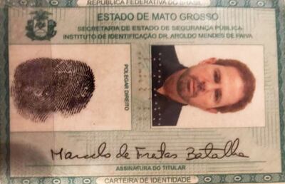 Cuando Messer fue capturado, las autoridades encontraron en su poder este documento de identidad falso.