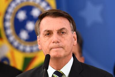 Jair Bolsonaro, presidente de Brasil.