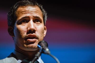 Juan Guaidó, presidente del Parlamento venezolano.