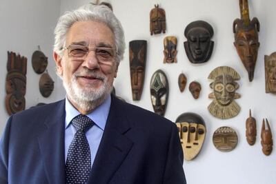 El tenor español, Plácido Domingo.