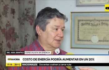 Costo de energía podría aumentar en 20 %