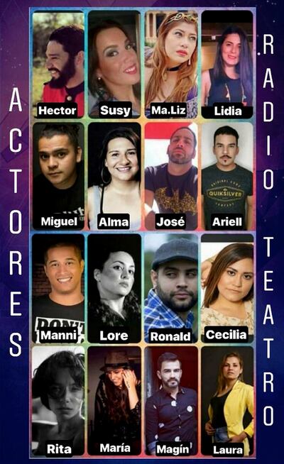 Dieciséis actores se sumaron con sus voces a la primera temporada del radioteatro.