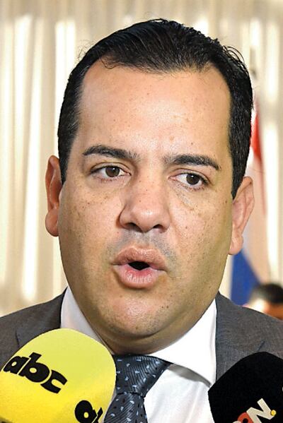 Rodolfo Friedmann, ministro de Agricultura y Ganadería.