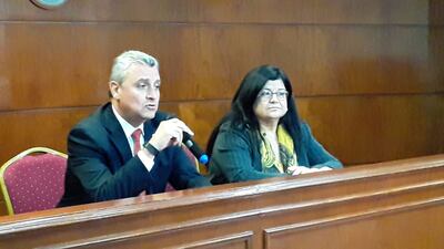 Juan Ernesto Villamayor y Carolina Llanes realizaron el anuncio esta mañana tras la reunión interinstitucional.