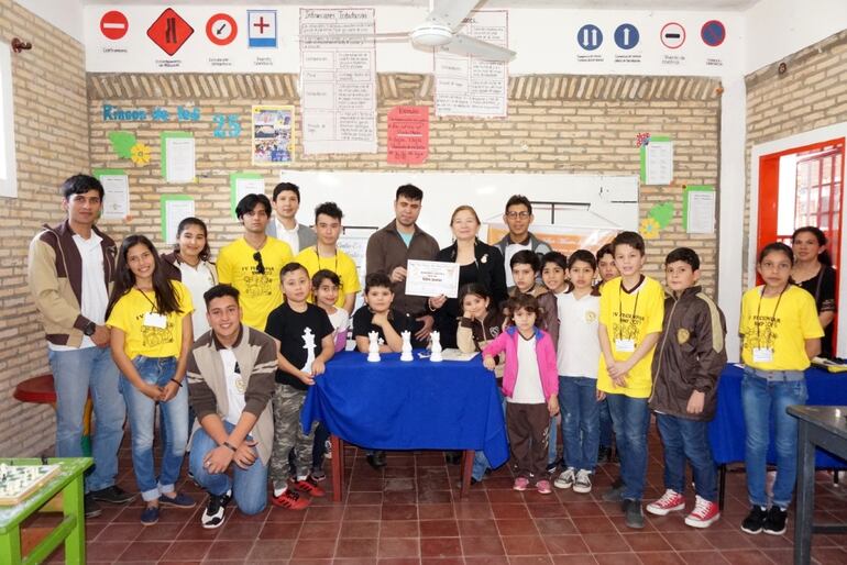 Fotografía de los participantes del taller.