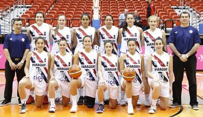 Selección femenina de Paraguay, en su última incursión, en la Americup 2019, en San Juan, Puerto Rico.
