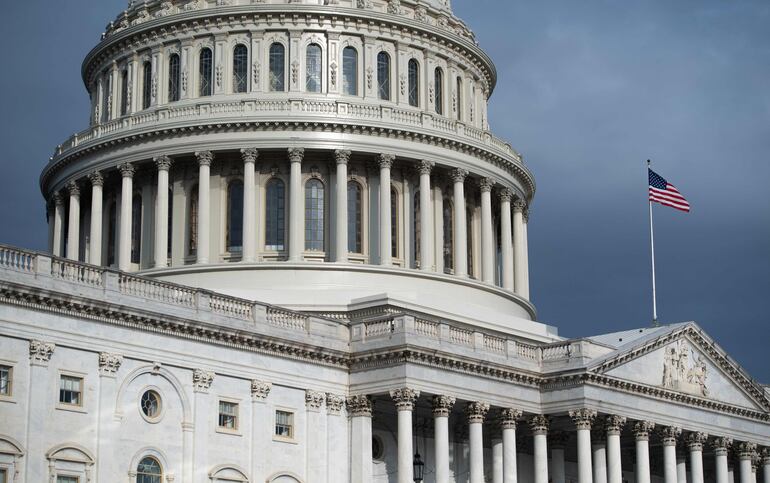 El Capitolio, sede del Congreso de los Estados Unidos, en Washington.