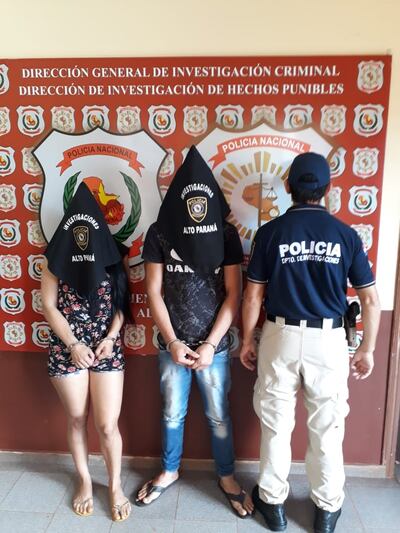 El supuesto motochorro quedó detenido al igual que su hermana.