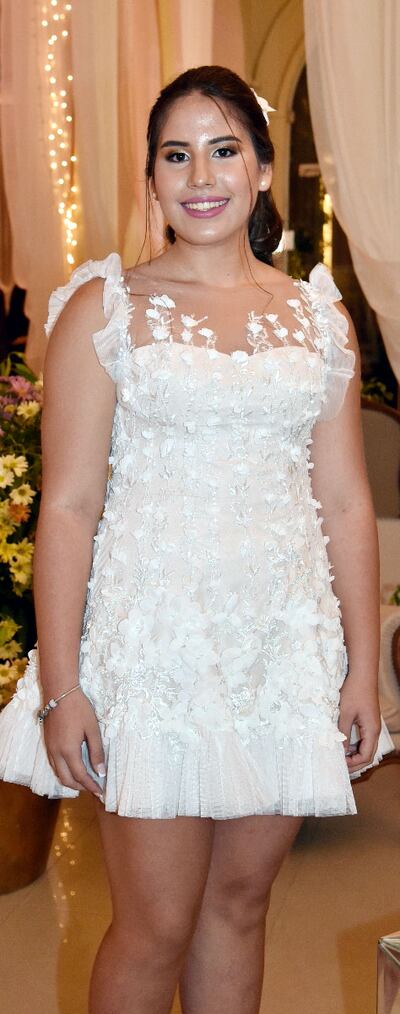 El vestido de Anna Paula fue diseñado por Florencia Nicora.