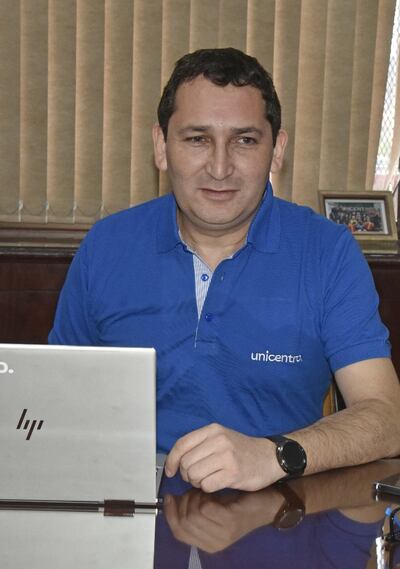 Ingeniero Nicolás Guerrero, gerente comercial.